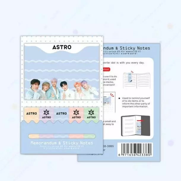 astro memo & post it notes