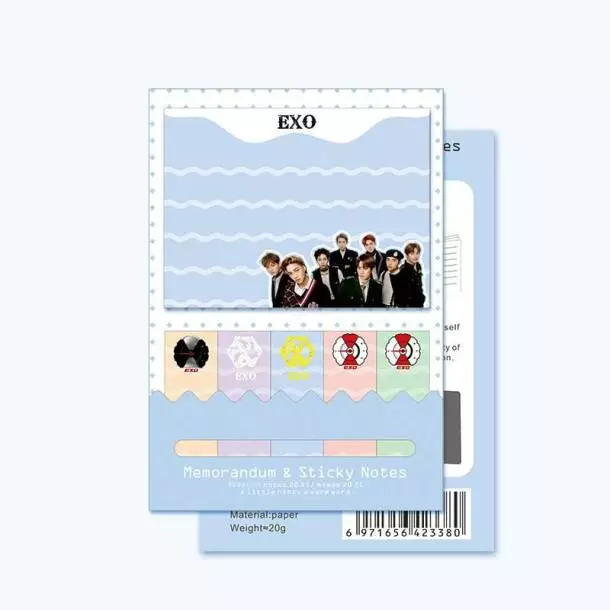 exo memo & post it notes