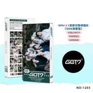 got7 postcard