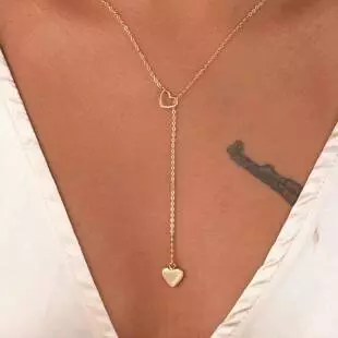 Simple heart love shape pendant
