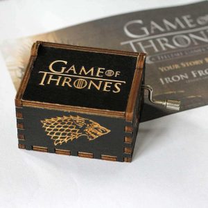 Game of Thrones Black Wooden Music Box