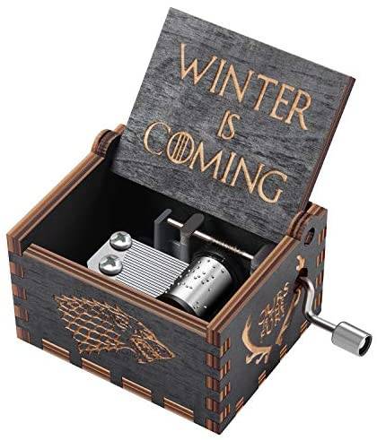 Game of Thrones Black Wooden Music Box
