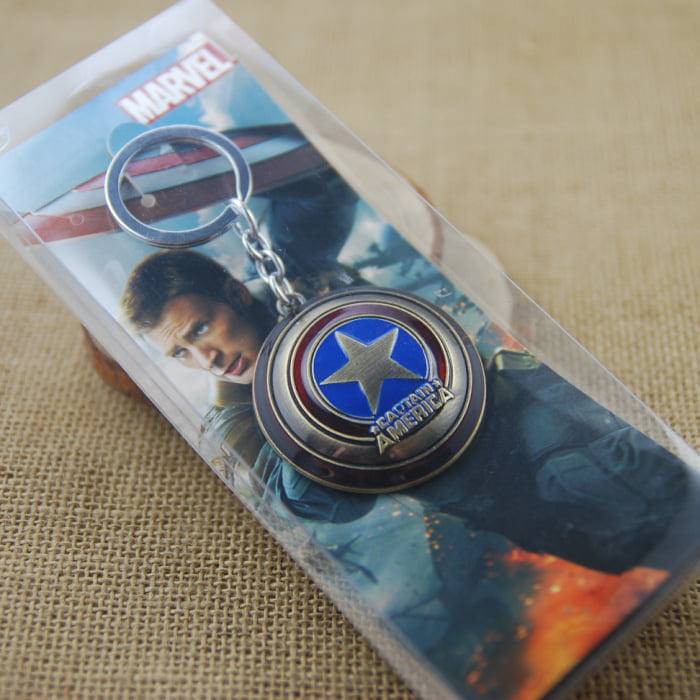 Marvel Superheroes Captain America Superheroes Metal Keyring Feature Photo