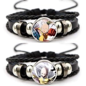 One Punchman Leather Bracelet