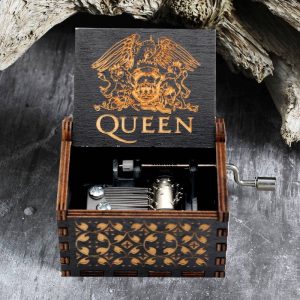 Queen Wooden Music Box