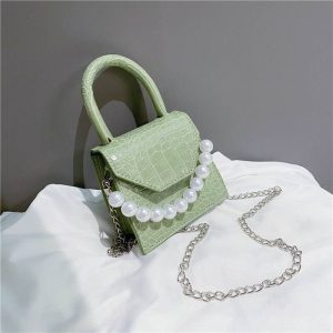 Small Square Pearl Handbag
