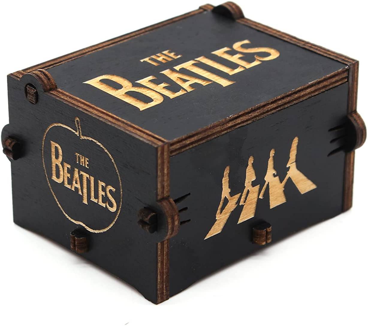 The Beatles Black Wooden Music Box.