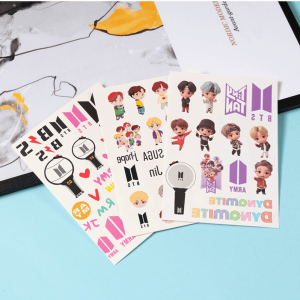 bts tatto sticker