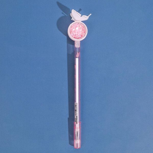 Kawaii Butterfly Gel Pen Pink