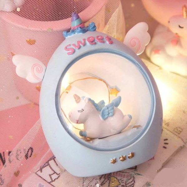 Kawaii Unicorn Princess Night Light.