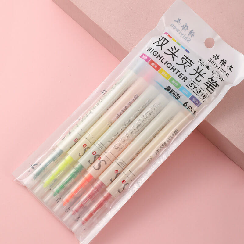 Cute 12 color set highlighter