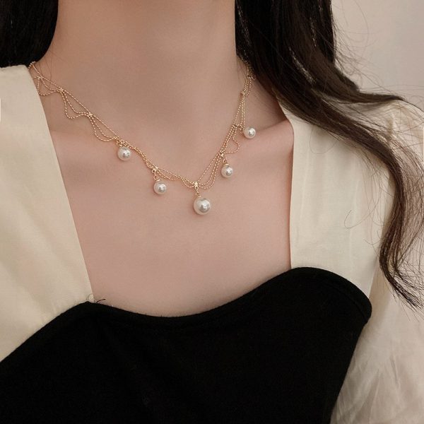 Luxury Chain Pearl Necklace