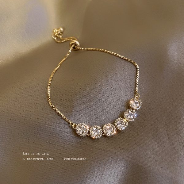 Korean Super Flash Diamond Adjustable Bracelet