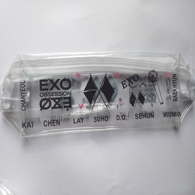 EXO Transparent Pencil Case 2