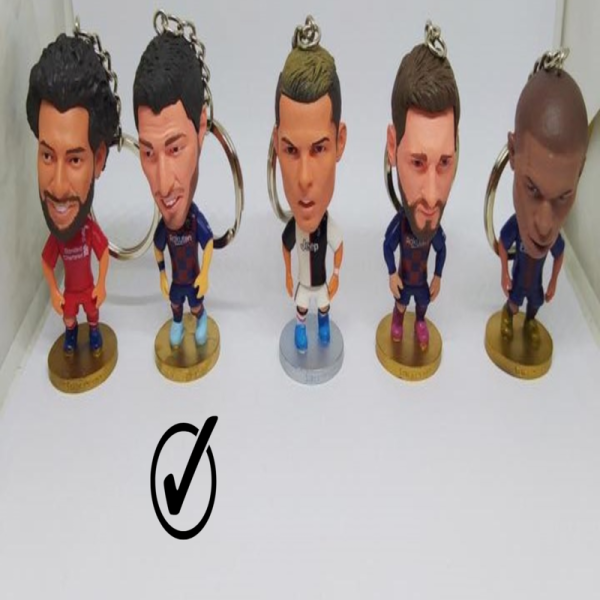 Mini Football Figure Keyrings- Suarez