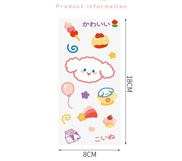 Kawaii Transparent PVC Stickers 4