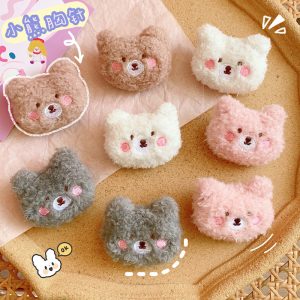 Cute Plushy Bear Brooch