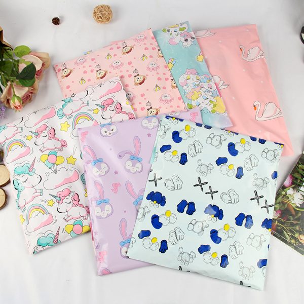 Kawaii Printed Poly Mailer Gift Packaging Bag