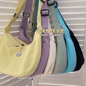 Solid Color Student Dumpling Bag