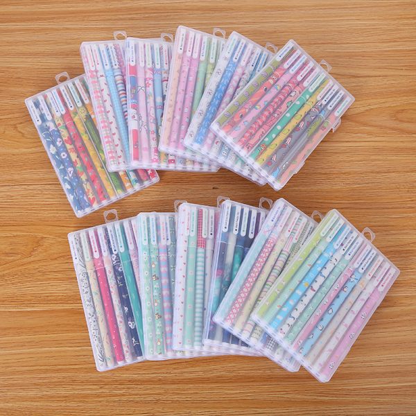 10 Pcs Color Gel Pen Set