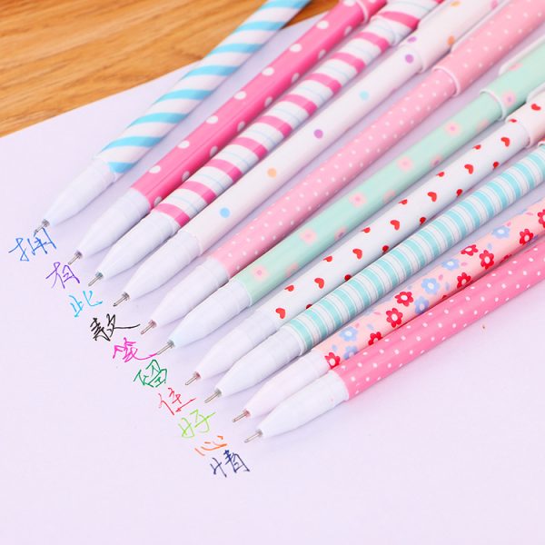 10 Pcs Color Gel Pen Set