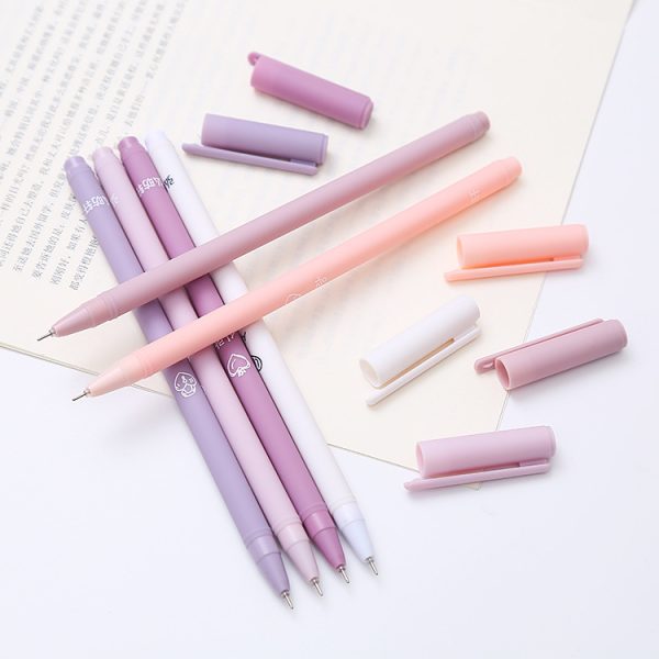 6 Pcs Morandi Color Gel Pen Set