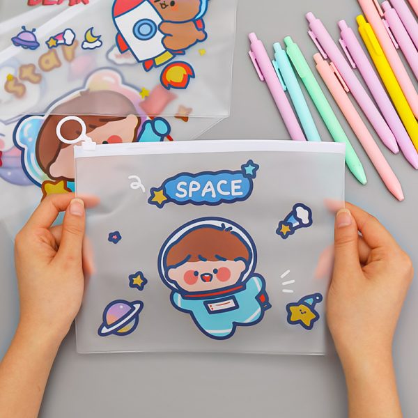 Astronaut Transparent Stationery Zipper Bag