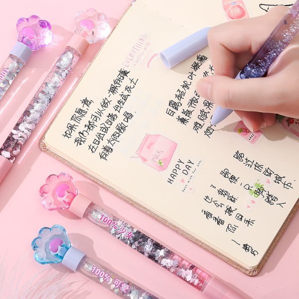 Cat Paw Luminous Gel Pen