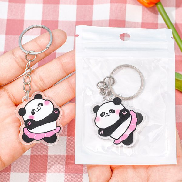 Cute Panda Keychain