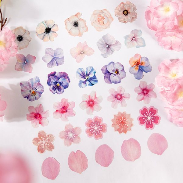 Floral Themed Sticker Tape