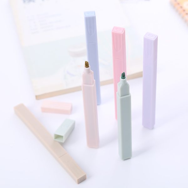 Morandi Color Highlighter Pen Set