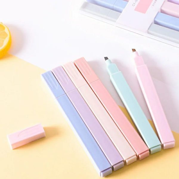 Morandi Color Highlighter Pen Set