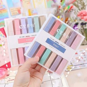 Morandi Color Highlighter Pen Set