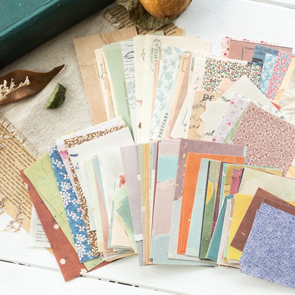 Vintage Journal Background Papers Pack