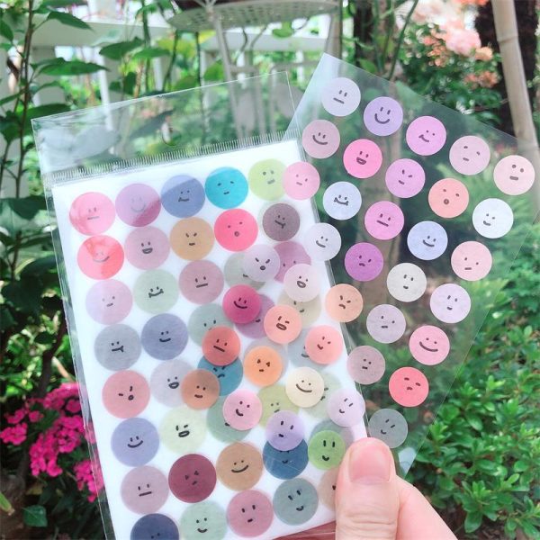 6 Sheet Smile Stickers Set