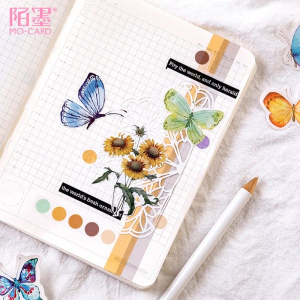 Butterfly Garden Journal Mini Stickers Box