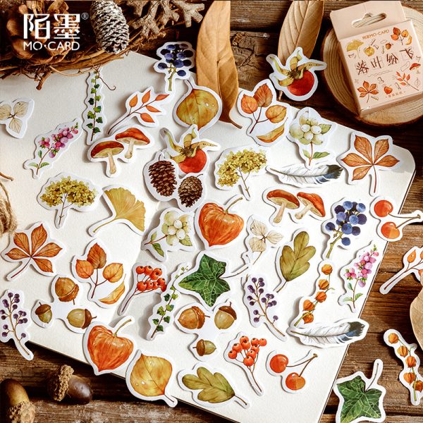 Falling Leaves Journal Mini Stickers Box