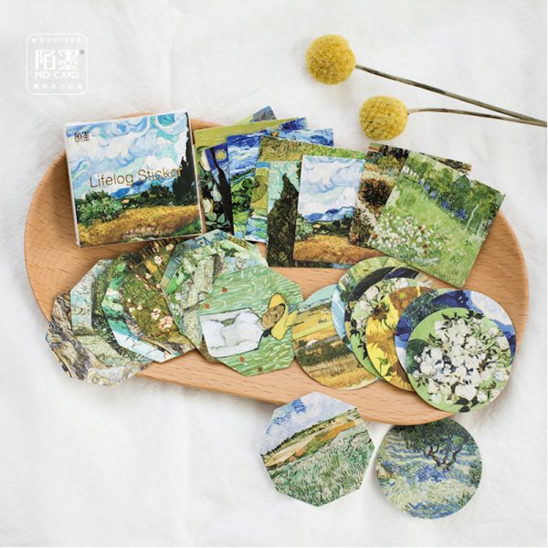 Van Gogh Journal Mini Stickers Box