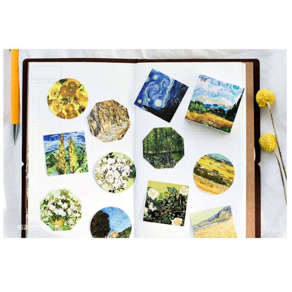 Van Gogh Journal Mini Stickers Box