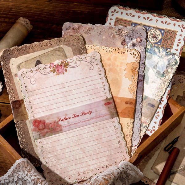 Vintage Lace Cut Journal Paper Pack