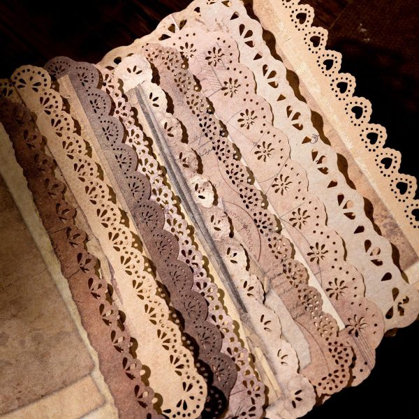 Vintage Lace Cut Journal Paper Pack