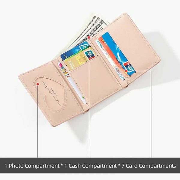 Cute Three Fold Small Wallet