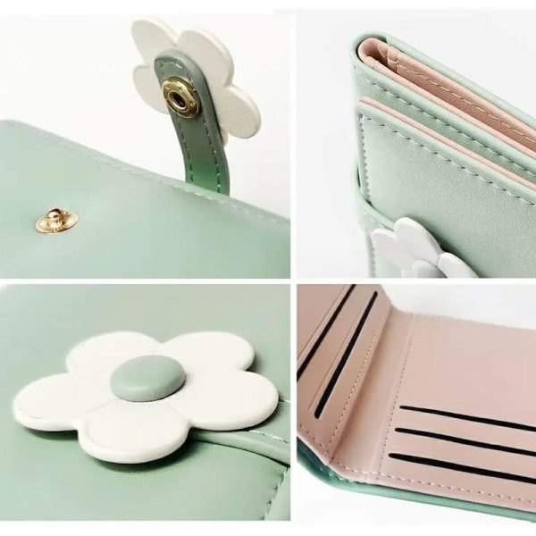 Cute Three Fold Small Wallet