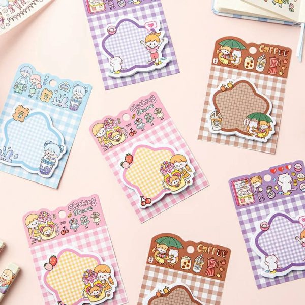 Kawaii Girl Memo Pad Sticky Notes