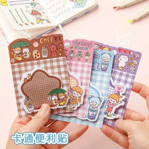 Kawaii Girl Memo Pad Sticky Notes