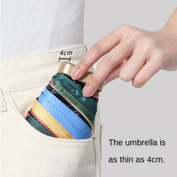 Oil Painting Aesthetic Pocket Umbrella