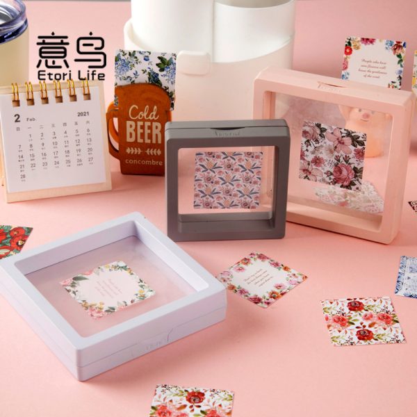 Flower Field Series Journal Mini Stickers Box