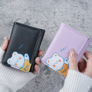 Kawaii Three Fold Small Wallet