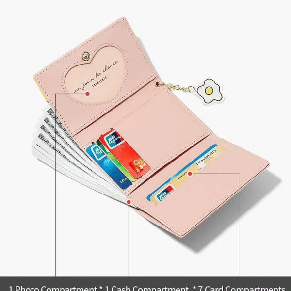 Kawaii Three Fold Small Wallet