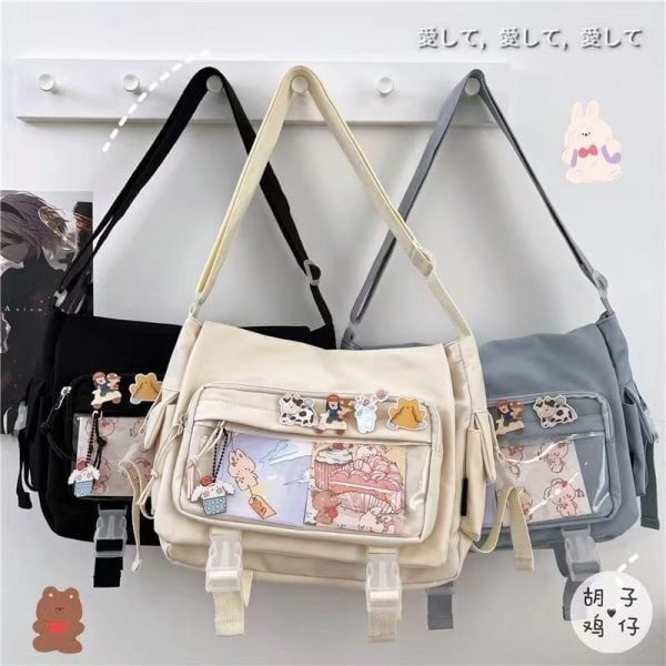 Korean Ins Cute Bear Card Transparent Shoulder Bag main